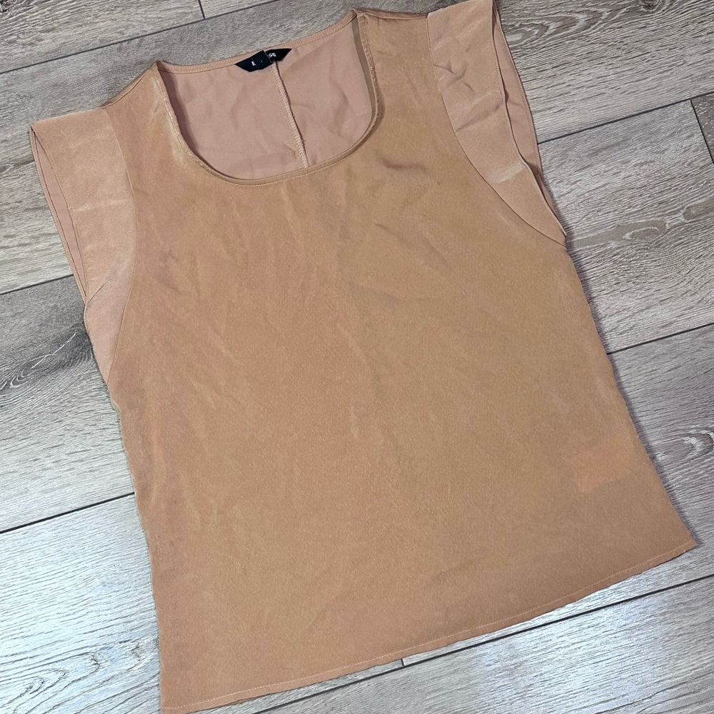 Express Satin Ruffle Tank - Picture 4 of 10